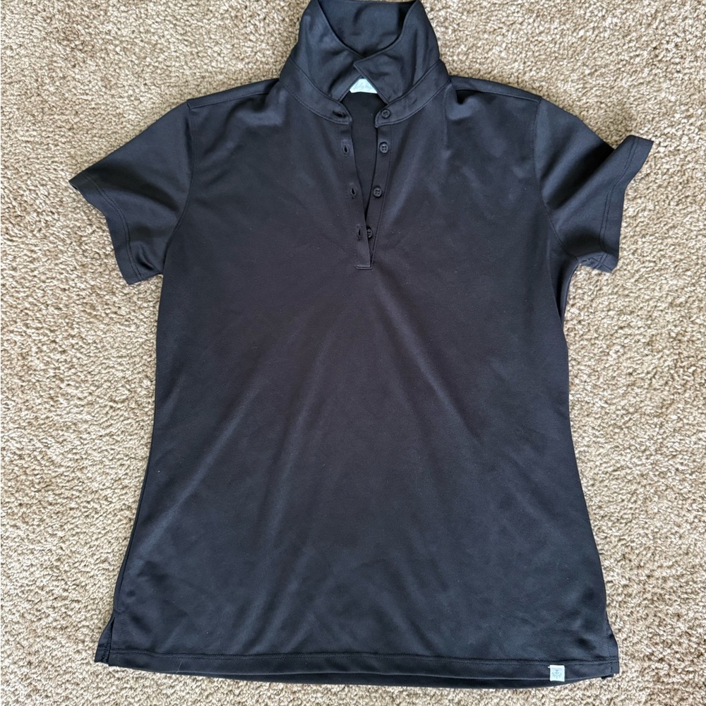 Lady Hagen Black Button Down Shirt Top